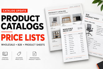 update product catalogs wholesale catalogs b2b catalogs price list product sheet