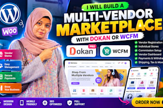 dokan pro wcfm marketplace woocommerce multivendor website marketplace website