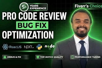 review, debug, and improve your code quality and performance