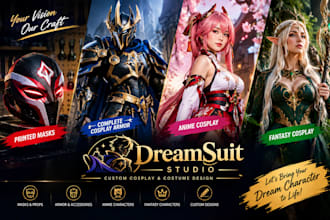 create custom cosplay costumes for anime and game characters