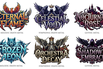 do melodic death, symphonic death and gothic metal logo