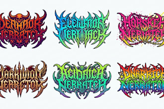 design deathcore, slam deathcore and brutal death logo