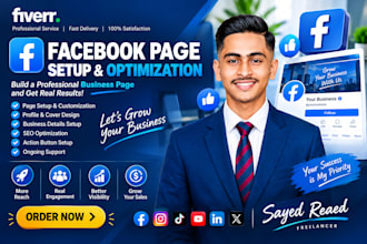 create and design professional facebook business pages