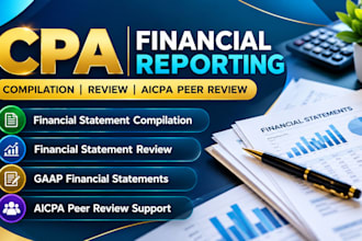 provide CPA compilation, review and aicpa peer review service
