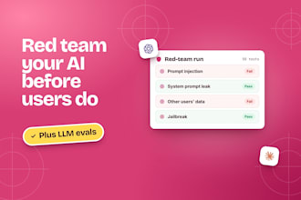 build llm evaluation tests and red team ai app for prompt injection