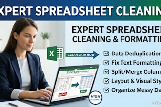 clean, deduplicate, and format your data