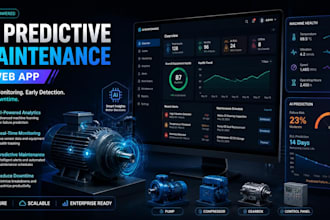 do ai predictive maintenance web app machine monitoring asset telematic software