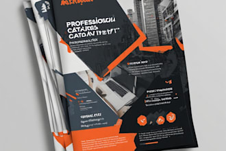 design professional, modern flyer, digital and print