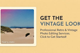 edit your photos in a retro vintage aesthetic