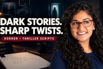 write paranormal horror scripts psychological thriller movie screenplays