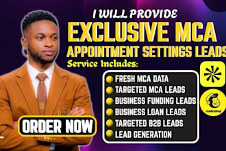 generate mca ucc leads and data, business loan leads, merchant cash advance lead