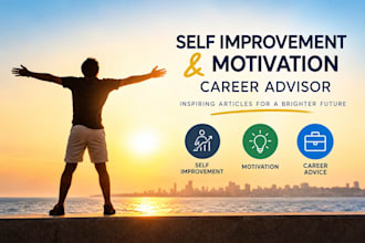 write articles on healing, self improvement, and motivation
