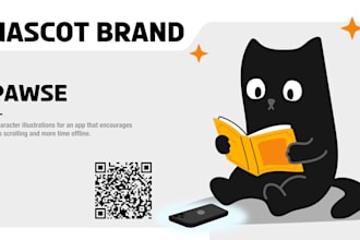 design a custom mascot for your brand or app