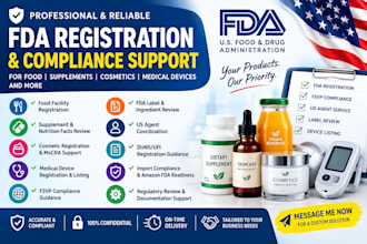 handle fda compliance, fda registration, US agent service, fsvp agent