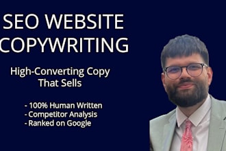 be your website copywriter and SEO content writer