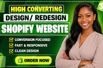 design and redesign shopify website