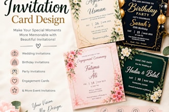 design elegant wedding invitation cards