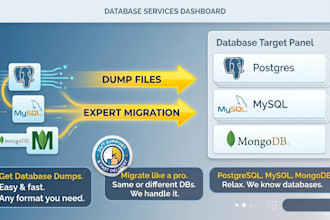 create, migrate database dump file