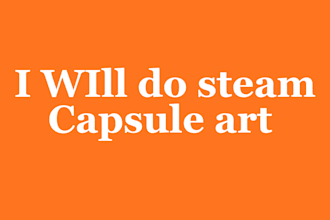do steam capsule art, steam capsule game asset, steam capsule banner design