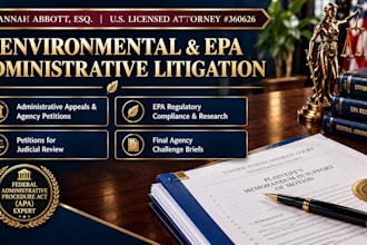 draft environmental administrative appeals and petitions