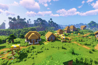 build custom minecraft builds, maps, houses, castles and server spawns and world