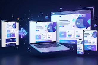 convert figma to webflow responsive website and  wordpress to webflow
