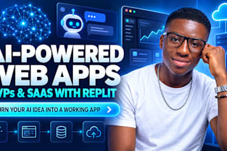 build an ai powered web app mvp or saas using replit