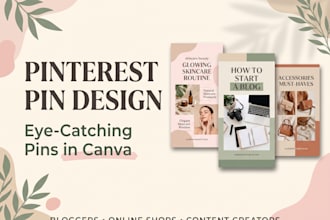 design eye catching pinterest pins in canva