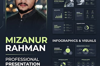 do powerpoint presentation design and data analysis