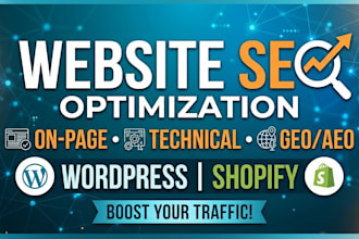 do wordpress onpage and technical SEO optimization