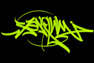 design custom calligraffiti, cyberpunk typography, and streetwear lettering