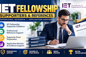 help you with iet supporters and references for fiet application for eb1a eb2