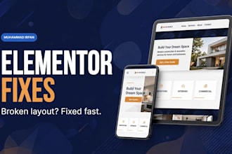 fix elementor layout issues, responsive errors, wordpress fix