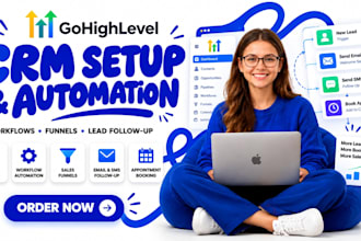 set up gohighlevel CRM, pipelines and lead management