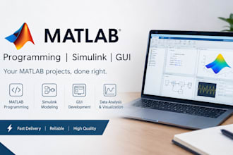 deliver fast matlab programming, simulink, and gui services