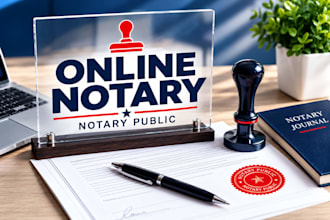 provide fast remote online notary, notary public, notarize usps form 1583 fast