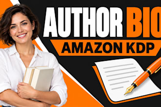 write a standout author bio for your amazon KDP book