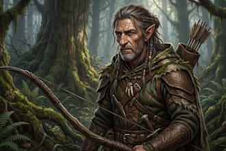design custom dnd adventurers with unique visual styles