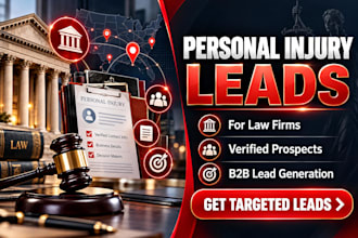 build and provide targeted personal injury lawyer and attorney leads