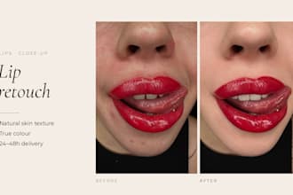 retouch your beauty, makeup and brow photos naturally