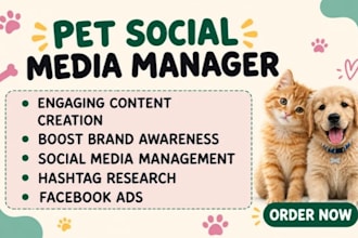 manage your pet social media content creator