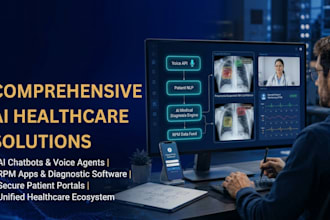 do ai healthcare chatbot voice agent rpm app diagnostic software patient portal