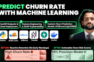 build machine learning churn prediction model to increase customer retention