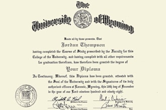 design pressional certificates university college degree and diploma
