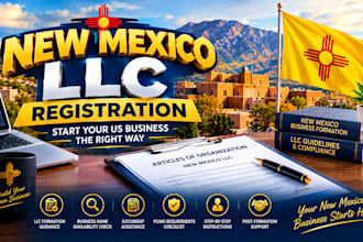 help with new mexico llc registration and us business formation