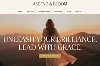 build squarespace christian coach website faith based biblical coaching website