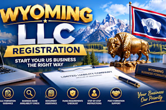 help with wyoming llc registration, us business formation and filing