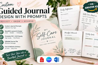 design a guided journal with custom prompts