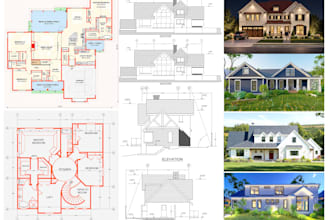 do autocad 2d floor plan 3d floor plan design and architectural 3d rendering