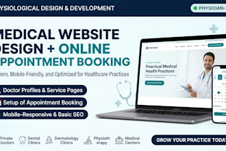 build a medical website with online appointment booking